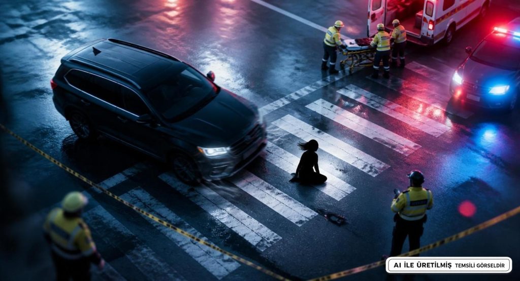 Adapazarı'da Yaya Geçidinde SUV Kazası Yaşandı