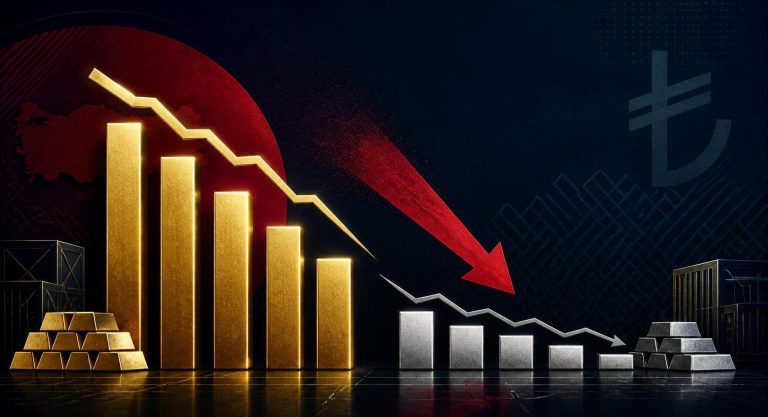 Altın ve Gümüş İthalatında Sert Düşüş Trendi Tespit Edildi