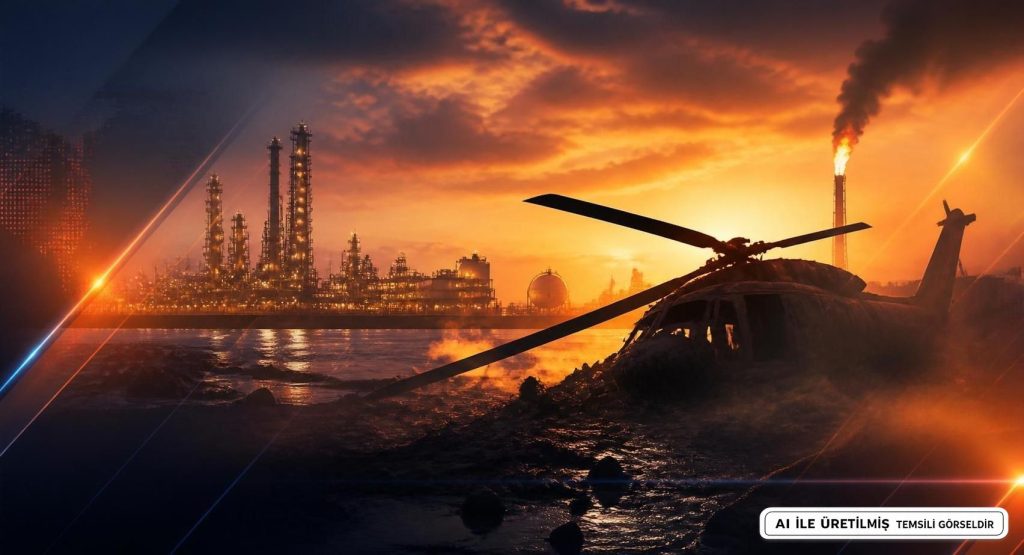 Aramco Helikopteri Ras Tanura'da Düştü