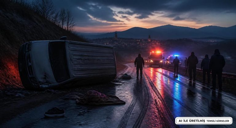 Batman Gercüş’te Düğün Yolu Üzerinde Takla Attı