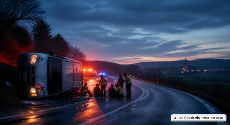 Batman’da Düğünden Dönüş Yolu Kazası: 6 Kişi Yaralandı
