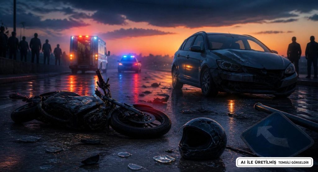 Beyazkent'te Motosikletli Şahıs, Trafik Kazasında Hayatını Kaybetti