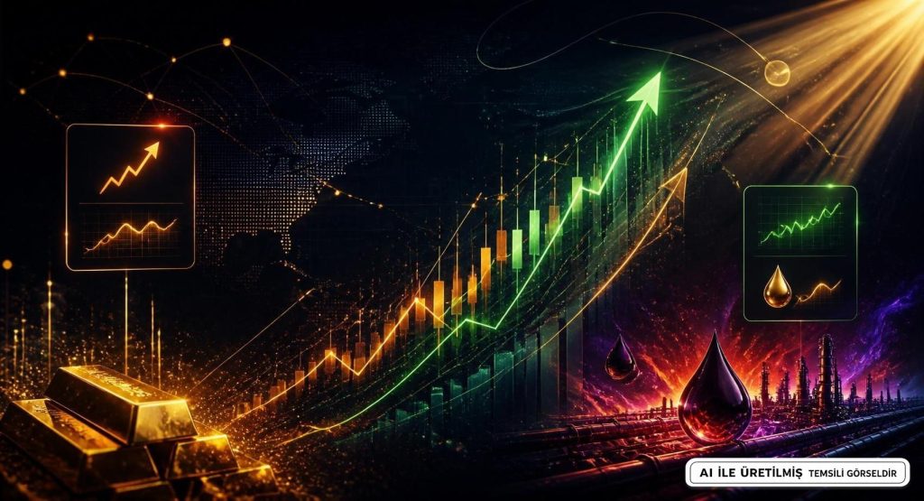 BIST 100 Düşerken Altın ve Petrol Fiyatları Yükseldi