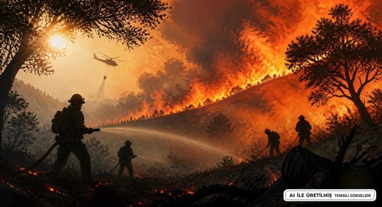 Diyarbakır Silvan’da Orman Yangını Kontrol Altında