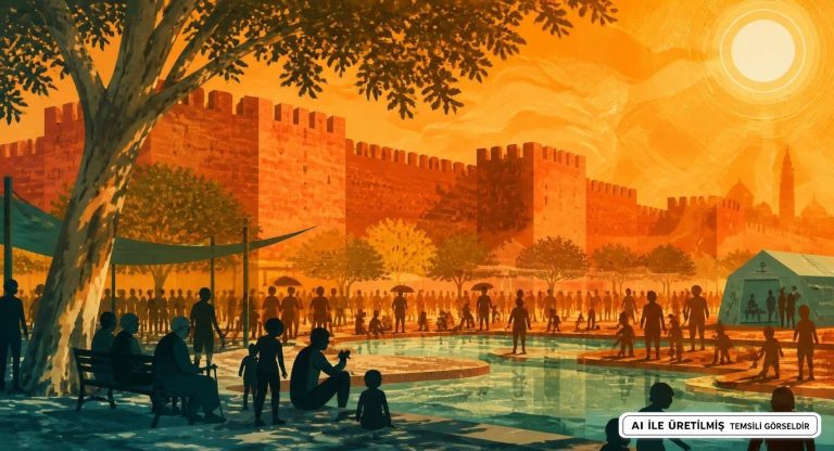 Diyarbakır’da Sıcak Hava Dalgası Günlük Yaşamı Etkiledi