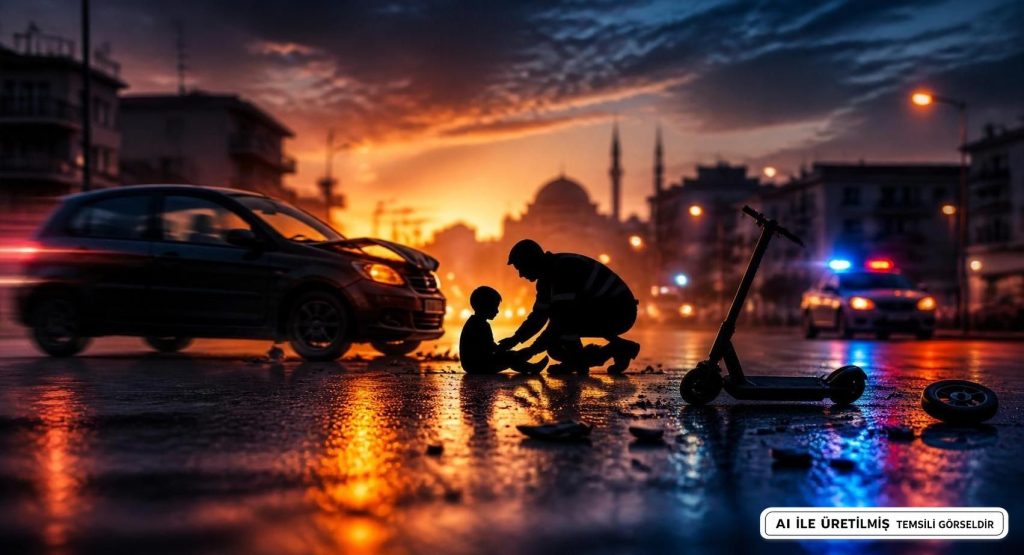Dulkadiroğlu'nda Otomobil-Motosiklet Kazası: Çocuk Ağır Yaralandı