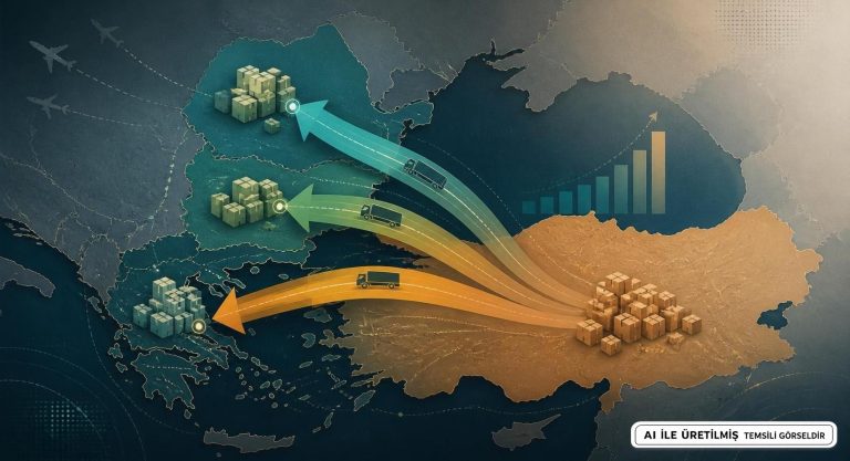 E-İhracat Rotası Değişti: Komşular ve Kara Yolu Öne Çıktı