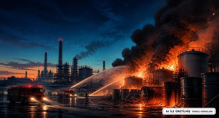 Gebze’deki Alüminyum Fabrikasında Kimyasal Yangın Çıktı