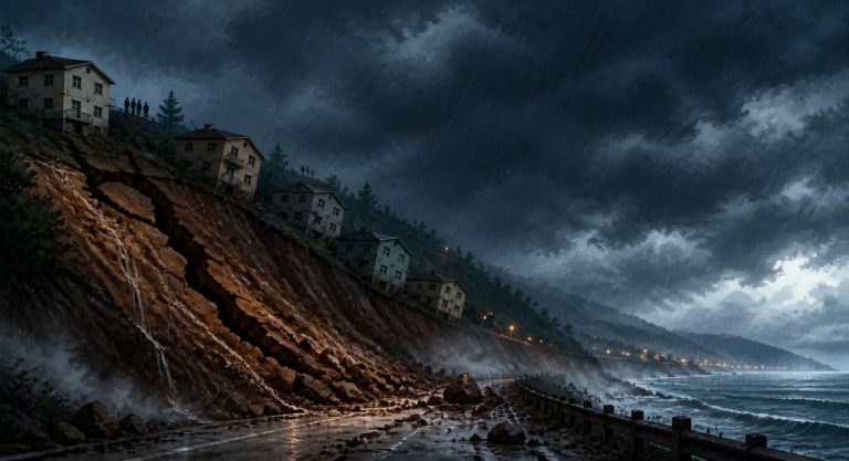 Giresun’da Heyelan Riski Nedeniyle 33 Ev Tahliye Edildi
