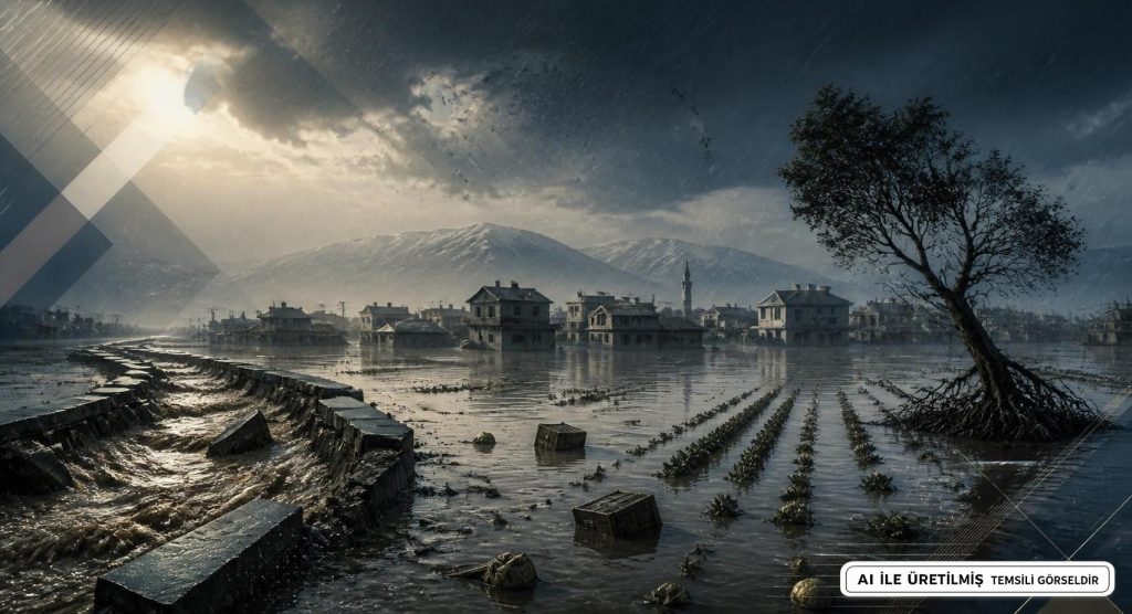 Kayseri'de 8 Kilometrelik Kanal, Yağışlarla Mahalleleri Su Bastı