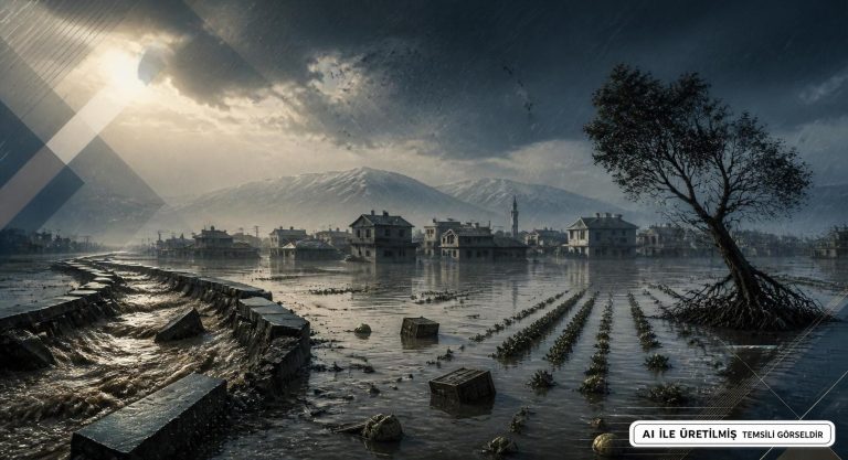Kayseri’de 8 Kilometrelik Kanal, Yağışlarla Mahalleleri Su Bastı