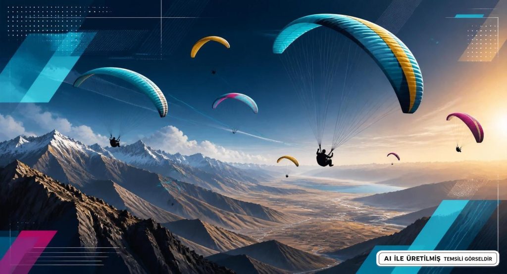 Kazakistan Jetisu Bölgesi, Yamaç Paraşütü Dünya Kupası'na Ev Sahipliği Yapıyor