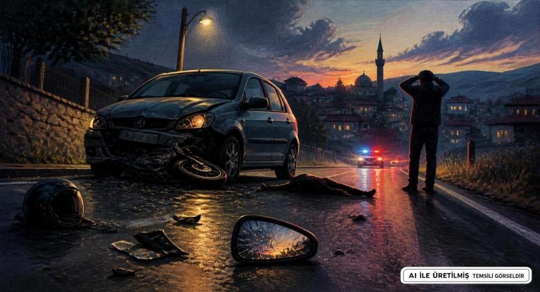 Kula’da Motosiklet ve Otomobil Çarpıştı: Genç Ağır Yaralandı