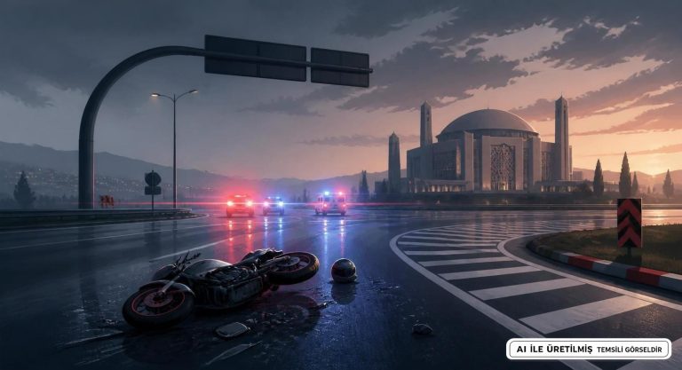 Kütahya’da Motosiklet Kazasında Genç Hayatını Kaybetti
