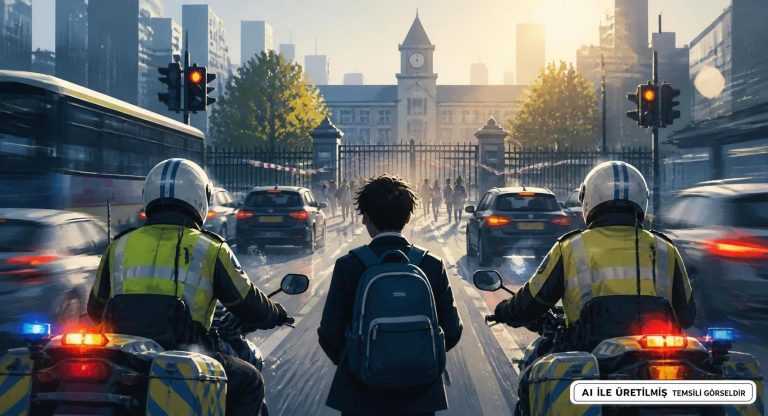 LGS Sınavına Girecek Öğrenciye Polis Ekiplerinden Zamanında Yardım