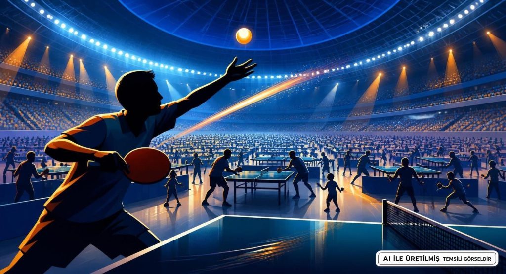 Moskova'da Masa Tenisi Festivali Dünya Rekoru Hedefliyor