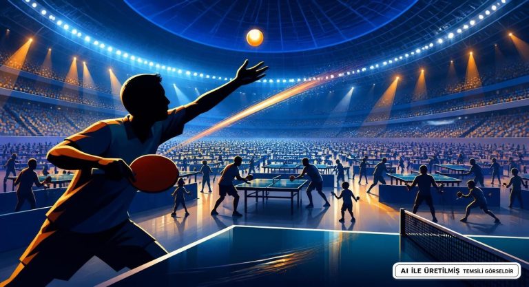 Moskova’da Masa Tenisi Festivali Dünya Rekoru Hedefliyor