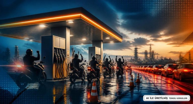 Motorcular, İstasyonda Öncelik Tartışmasını Protesto Etti