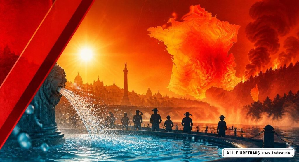 Paris'te Alarm Seviyesi: Şiddetli Sıcak Hava Dalgaları Yaşamı Felç Etti