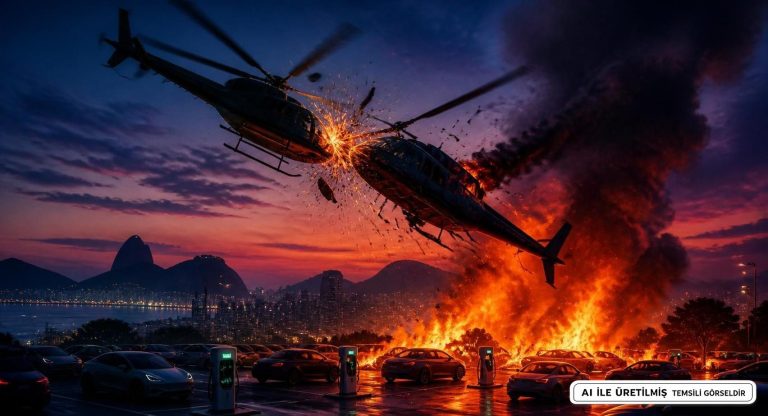 Rio’da İki Helikopter Çarpıştı: 6 Kişi Hayatını Kaybetti