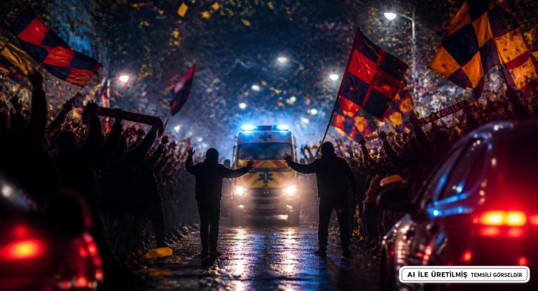 Şampiyonluk Coşkusunda Ambulansa Yol Açan Vatandaş Takdir Topladı