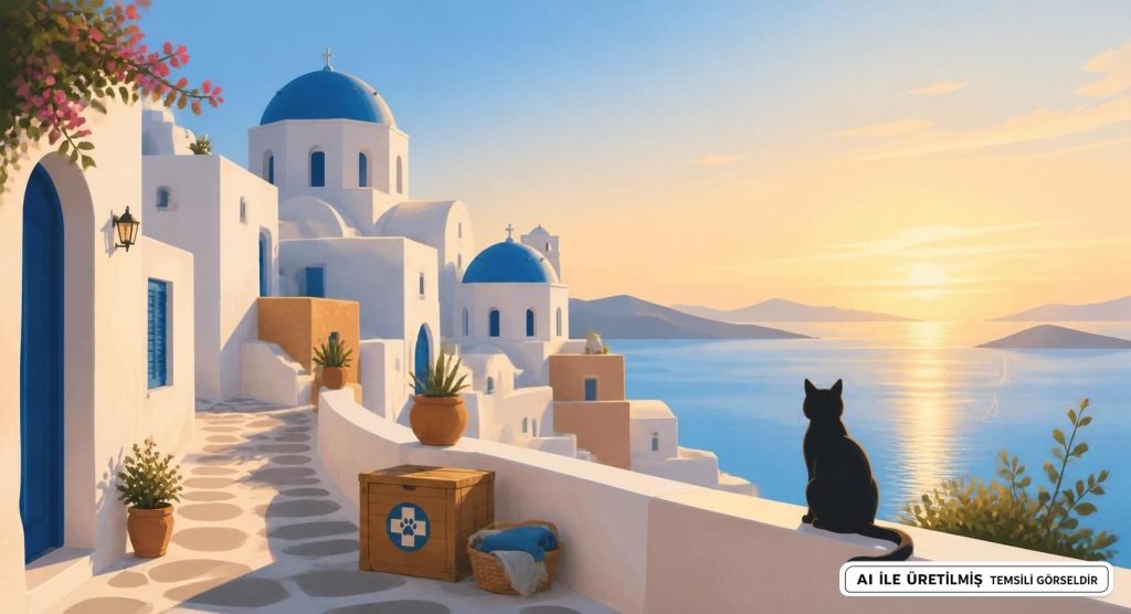 Siros Adası'nda Kedilere Destek: Huzur ve Gönüllülük Bir Arada