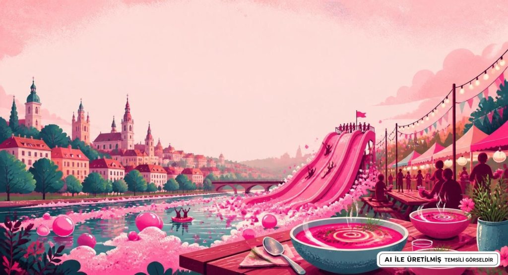 Vilnius'ta Pembe Devrim: Soğuk Pancar Çorbası Kültürel Bir Şölen Oldu