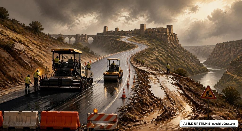 Yağışlarla Tahrip Olan Yollar Yeniden Asfaltlandı