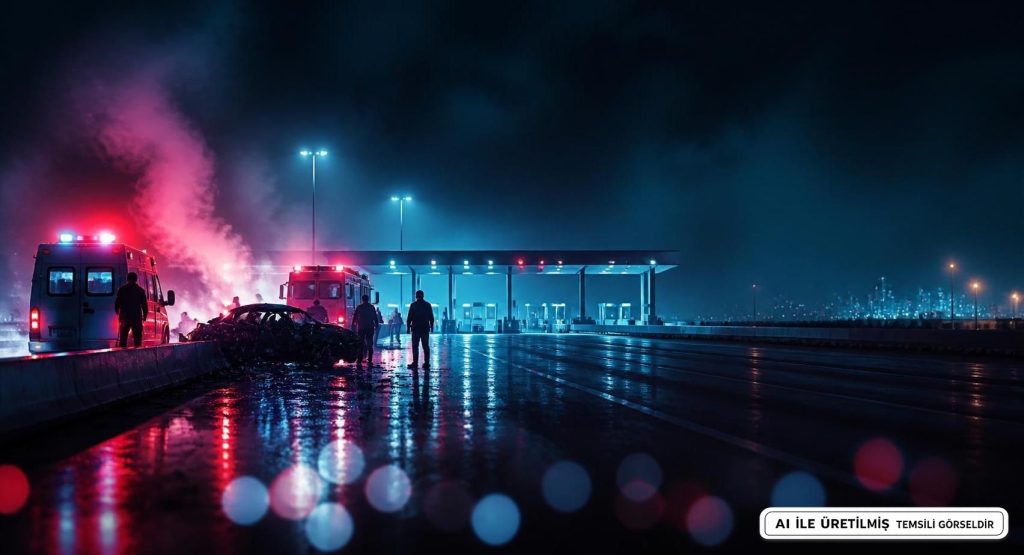 Adana Ceyhan Gişelerinde Feci Kaza