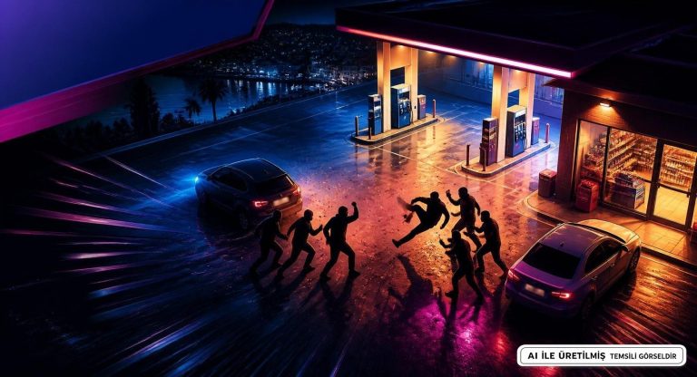 Aydın Kuşadası’nda Yol Verme Kavgası