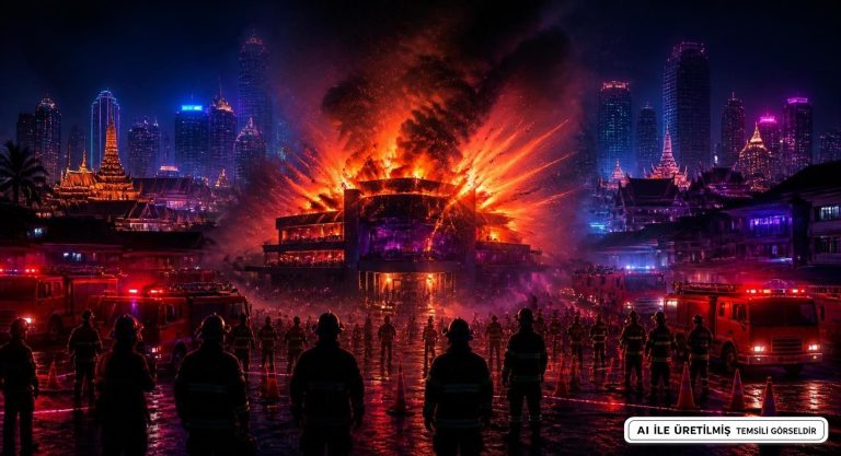 Bangkok Gece Kulübünde Patlama Yangını