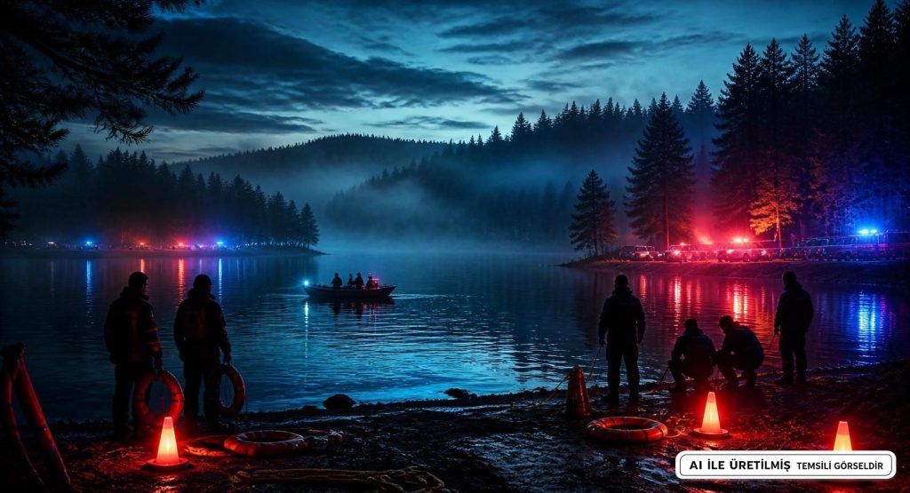Bolu Kıbrıscıkta Gölete Giren İşçi Kayboldu