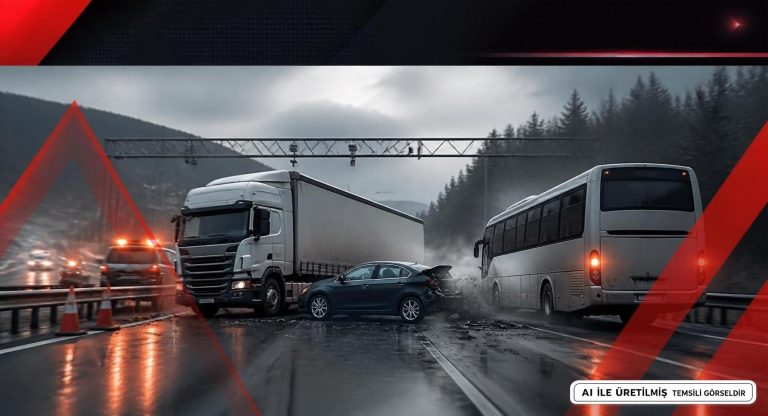 Bolu TEM’de Zincirleme Trafik Kazası