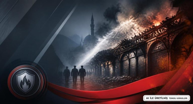 Bursa Kayhan Çarşısı Yangını Esnafı Ziyaret Edildi