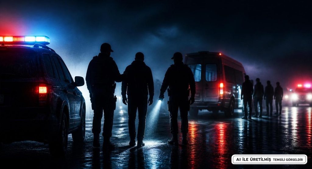 Edirne'de Gözaltına Alınan Şüpheli Kaçak Göçmen