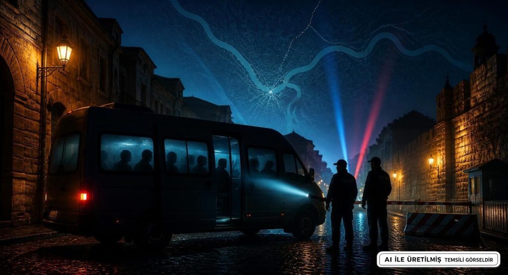 Edirne'de Minibüs Operasyonunda 24 Düzensiz Göçmen