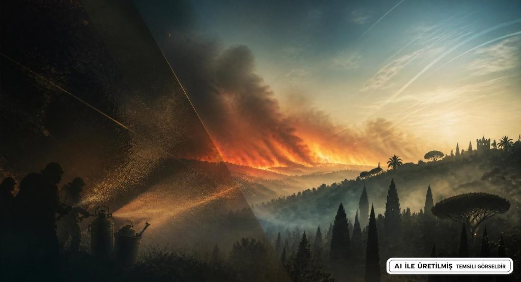 Endülüs'te Orman Yangını Kontrol Altına Alındı