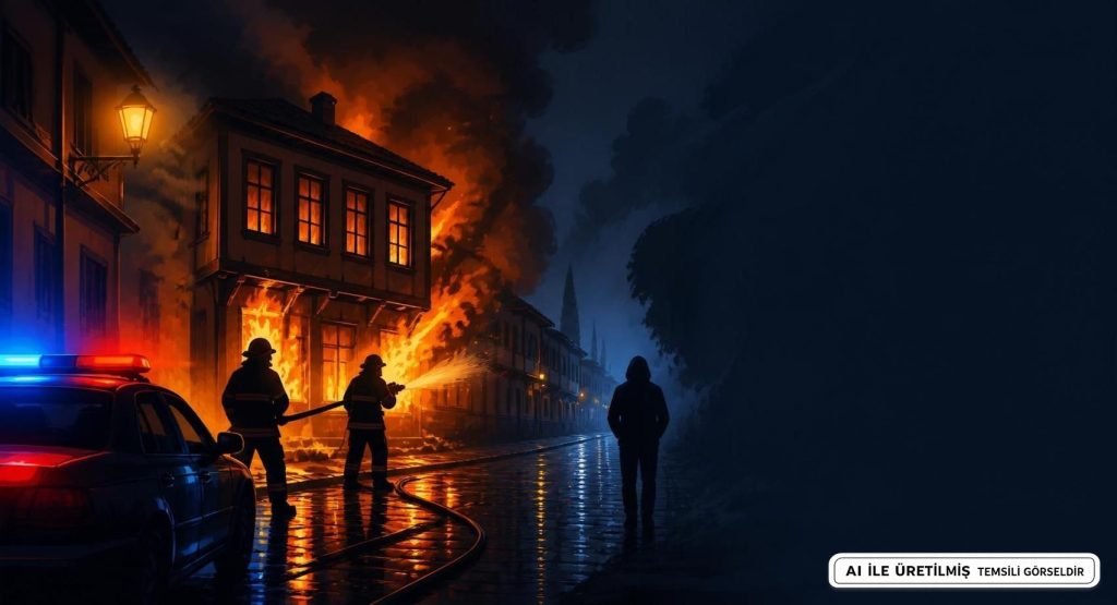 Eskişehir'de Benzin Dökülerek Ev Yakıldı