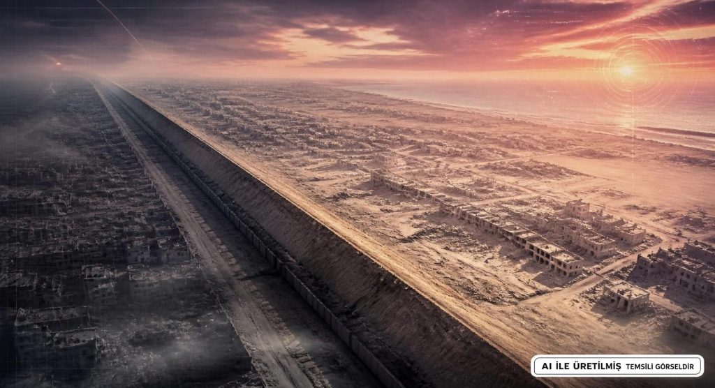 Gazze'de 23 Km'lik Toprak Bariyer İddiası