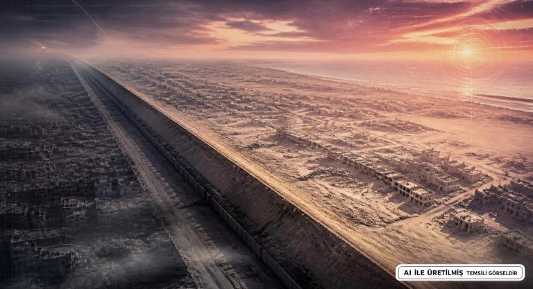 Gazze’de 23 Km’lik Toprak Bariyer İddiası