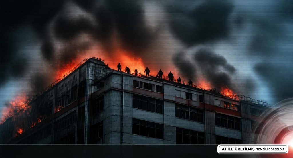 Jinjiang'da Ayakkabı Fabrikasında Yangın