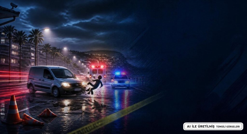 Mersin'de Kamyonetin Çarptığı Yaya Ağır Yaralandı