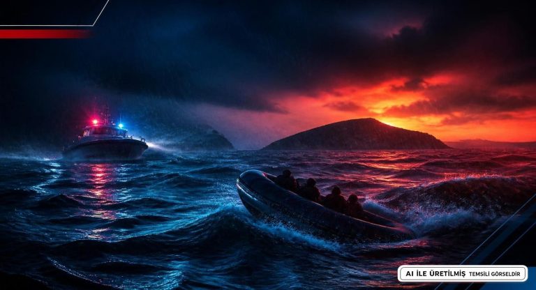 Muğla Marmaris’te Göçmen Botu Battı