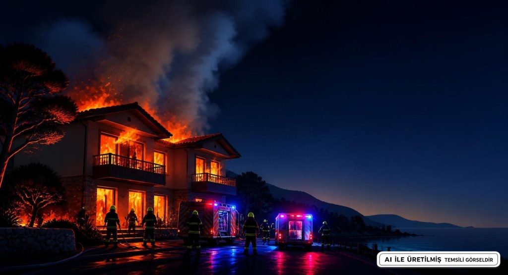 Muğla Ula'da Tüp Kaynaklı Yangın