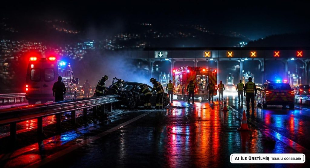 Osmaniye'de Otomobil Bariyere Çarptı: 5 Yaralı
