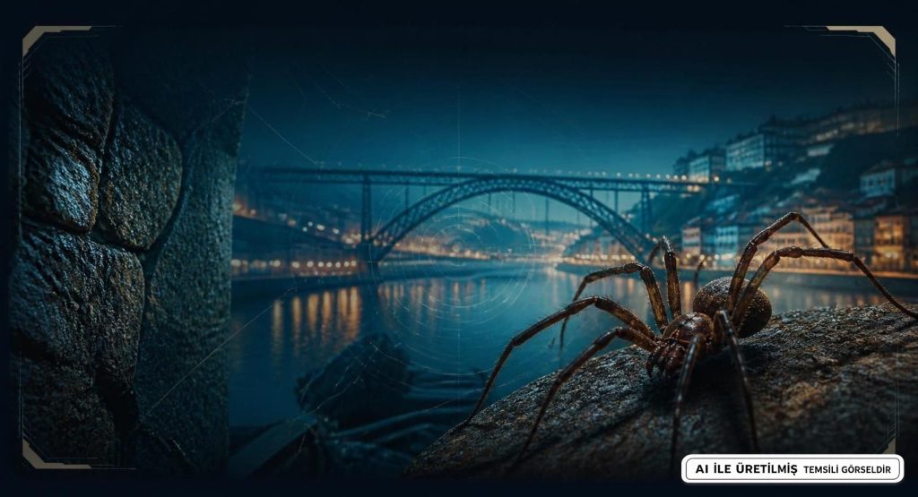 Porto'da Şili Keşiş Örümceği Tespit Edildi