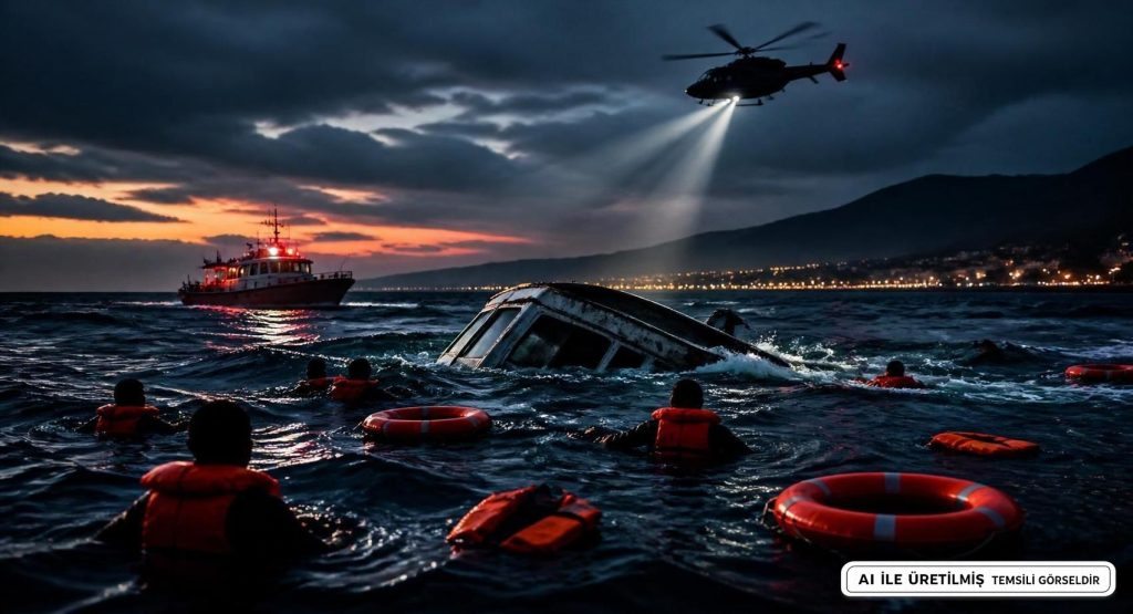 Samsun'da Tekne Alabora Oldu, Kayıp Sürüyor