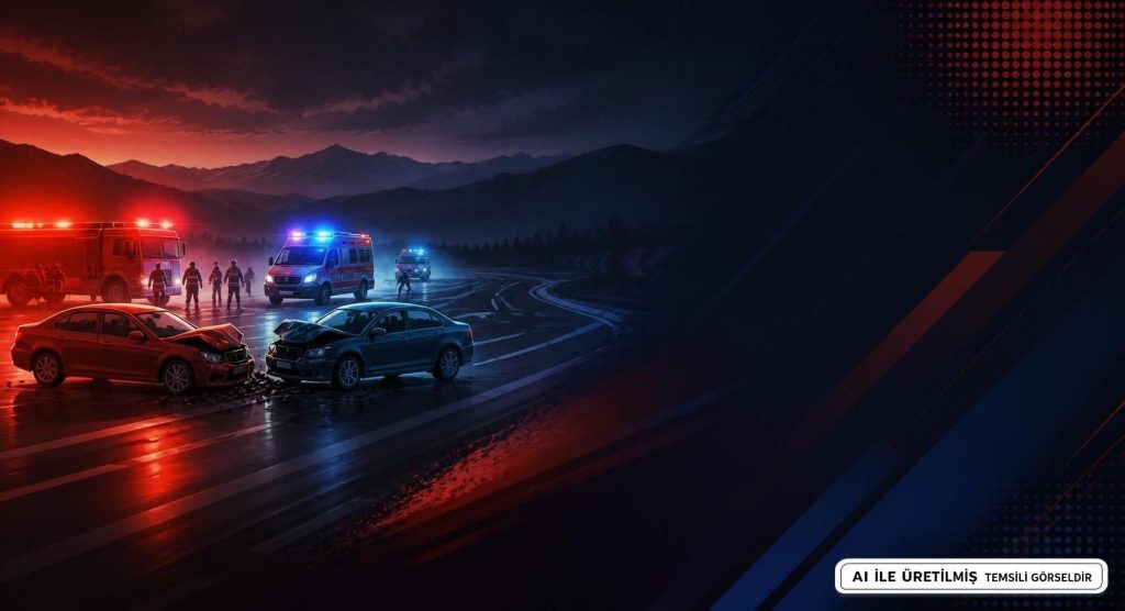 Sivas'ta Şarkışla'da Trafik Kazası: 1 Ölü, 8 Yaralı