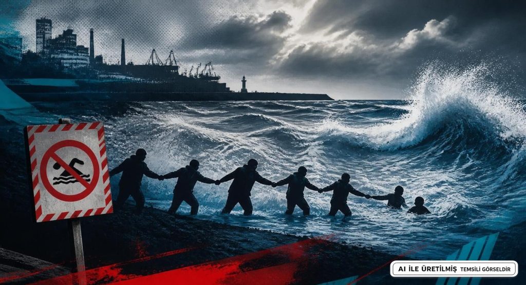 Zonguldak Ereğli'de Denize Giren 2 Kişi Kurtarıldı